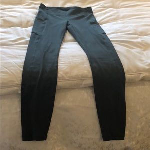 Dark green Lululemon leggings